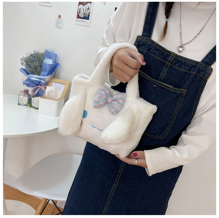 women's small autumn&winter plush cute shoulder bag