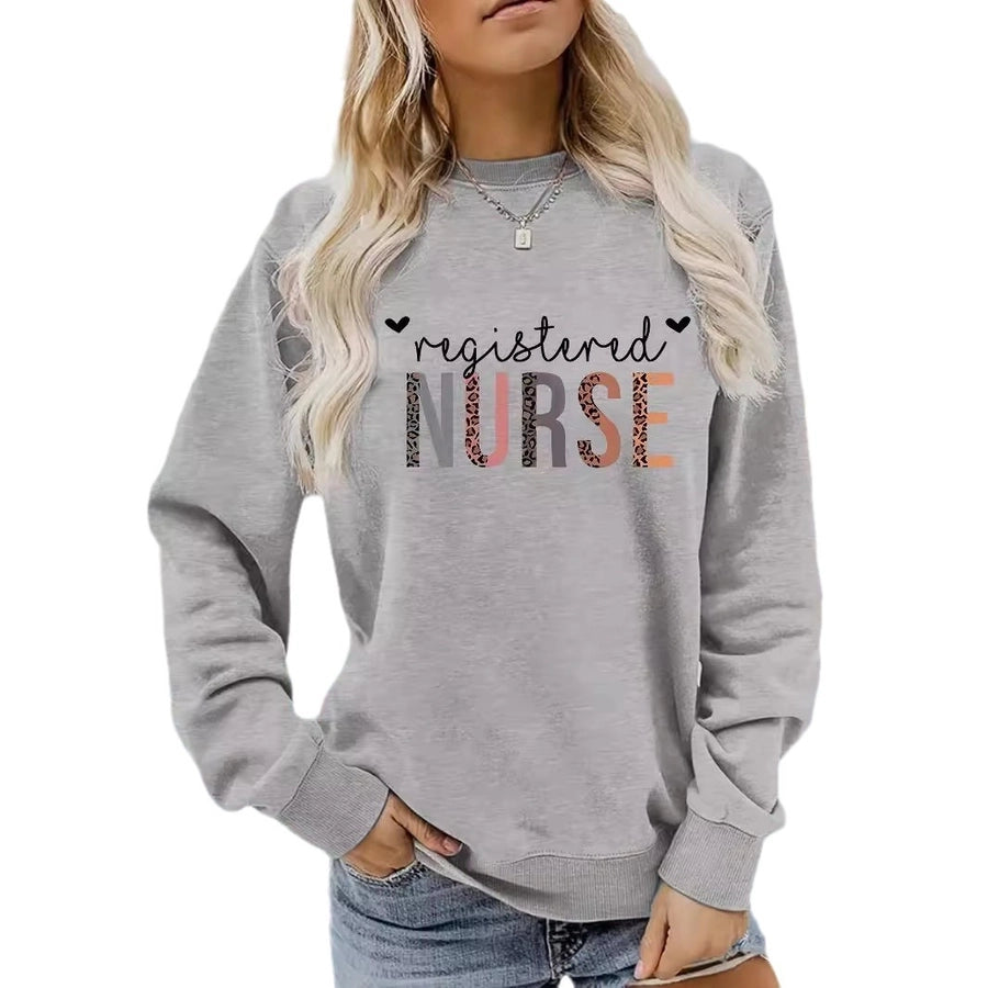 Women's Hoodie Long Sleeve T-Shirts Printing Streetwear Letter