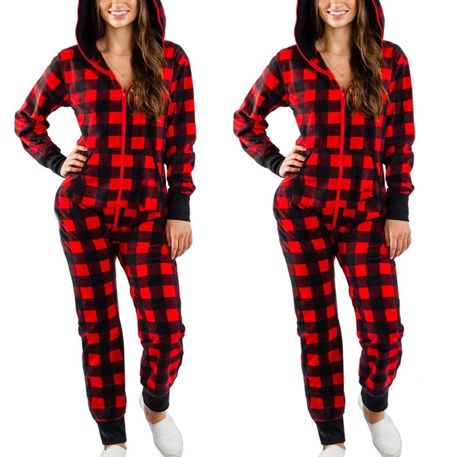 casual animal snowman snowflake pajama sets polyester lingerie & pajamas