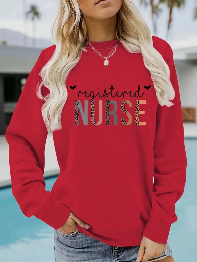 Women's Hoodie Long Sleeve T-Shirts Printing Streetwear Letter