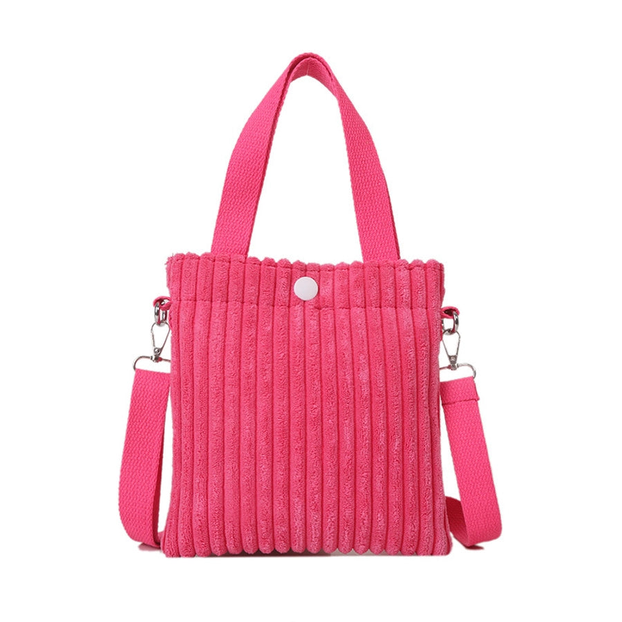 Women's Small Polyester Solid Color Basic Magnetic Buckle Handbag