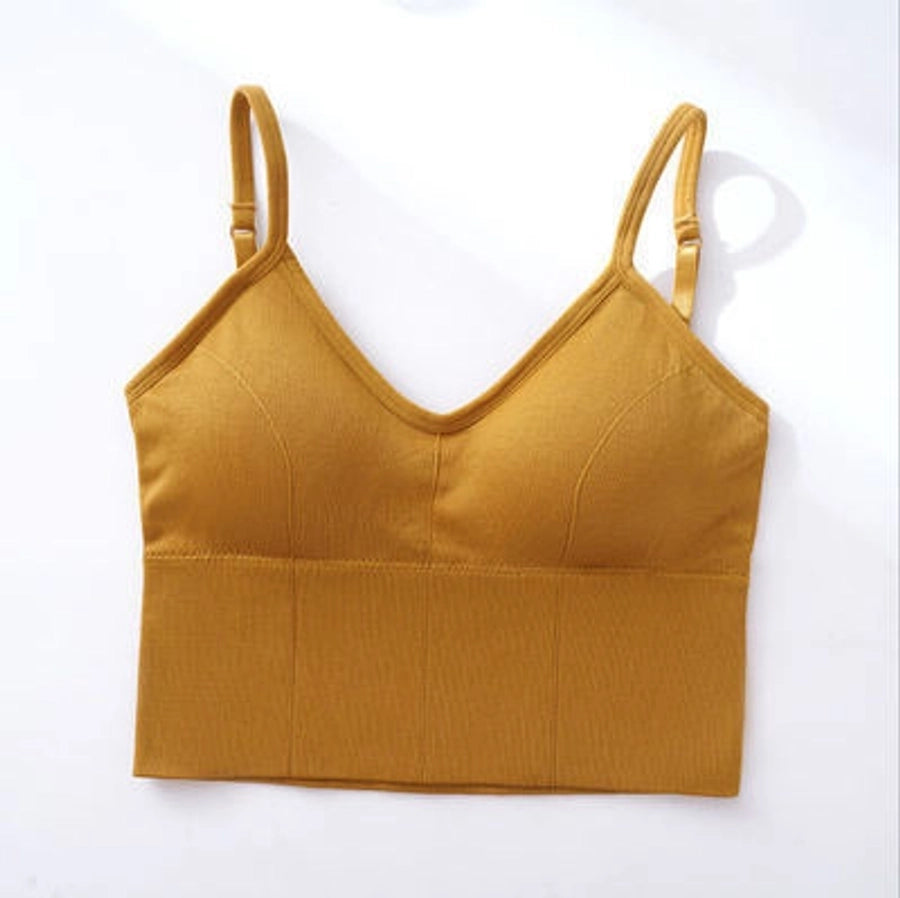 Solid Color Sports Bras Comfort Bra