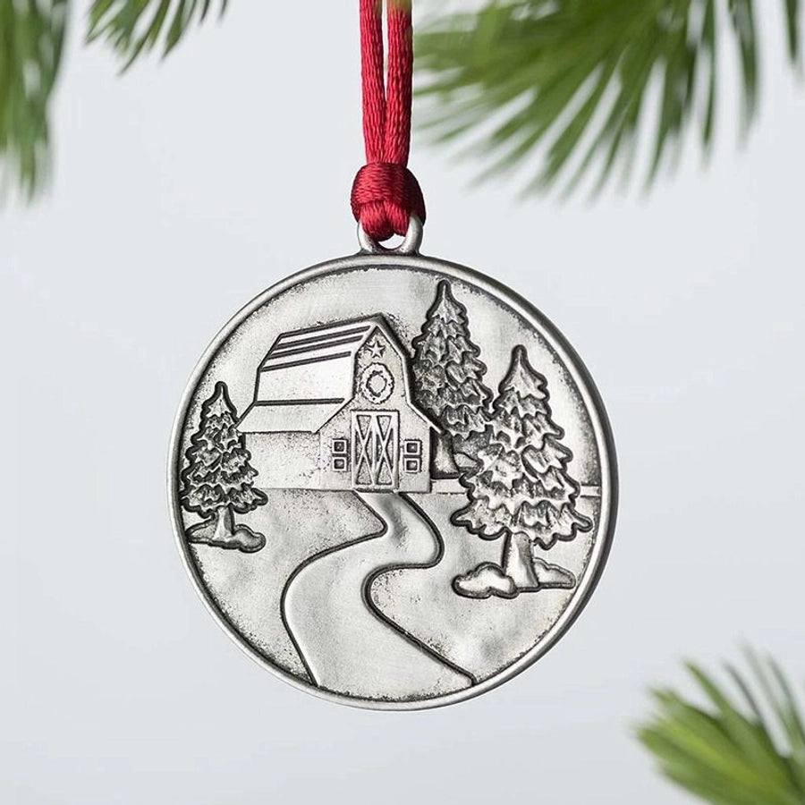 christmas decorations cute snowman metal pendant