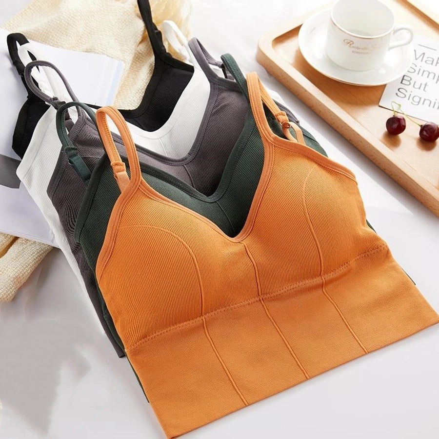 Solid Color Sports Bras Comfort Bra