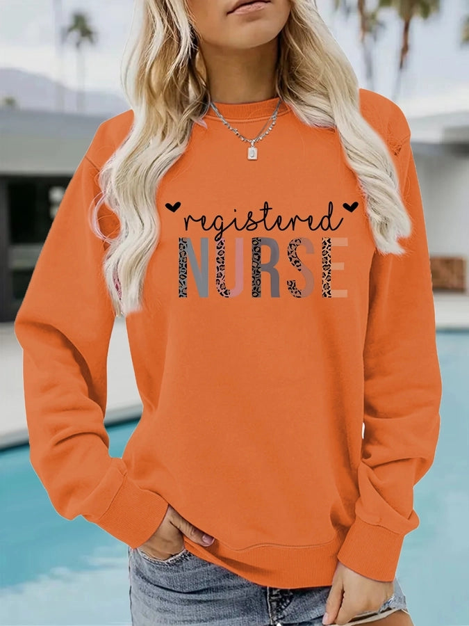 Women's Hoodie Long Sleeve T-Shirts Printing Streetwear Letter